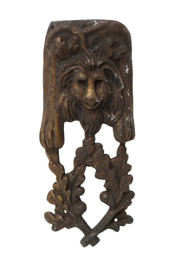 Applique - Bronze Figural Furniture Applique with Lion Head