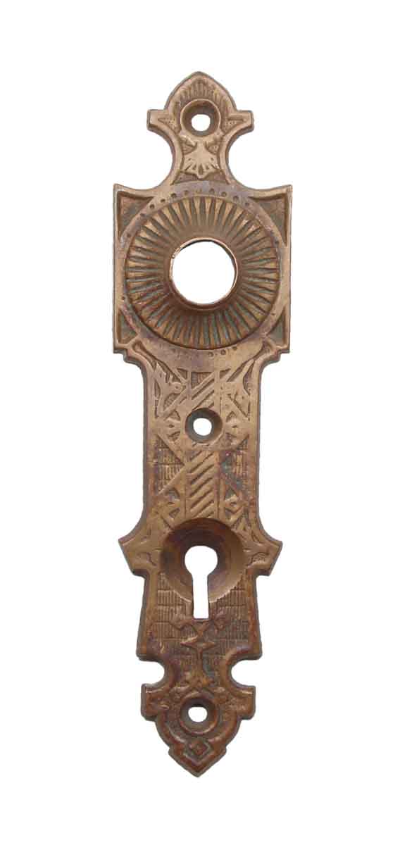 Back Plates - Brass Keyhole Aesthetic Door Back Plate