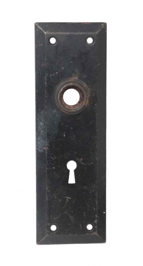 Back Plates - Keyhole Steel Door Back Plate