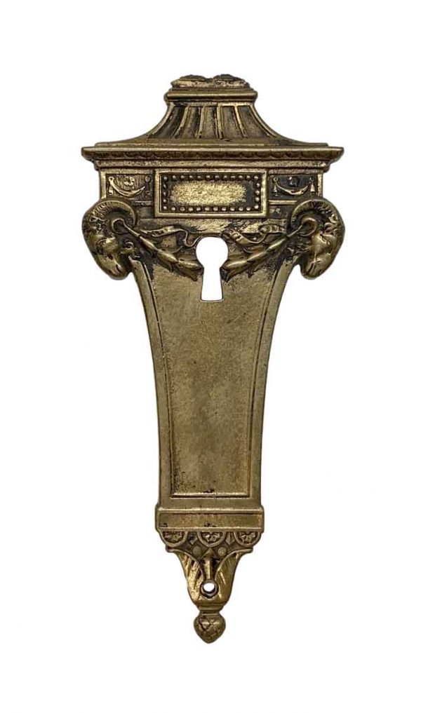 Keyhole Covers - Brass Door Keyhole Ornate Back Plate