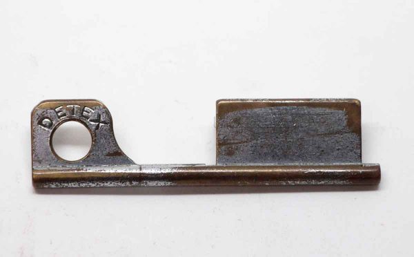 Other Hardware - Vintage Nickel Over Brass Detex Key