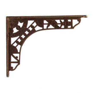 Details about   New Pair of Antique White Ornate Cast Iron Shelf Brackets Wall Brackets 15cm 
