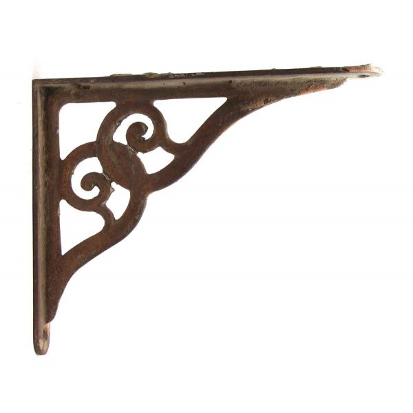 Shelf & Sign Brackets - Single Iron Antique Bracket