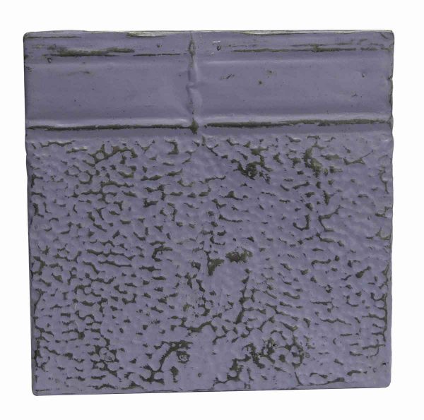 Tin Panels - Textured Purple Antique Tin panel