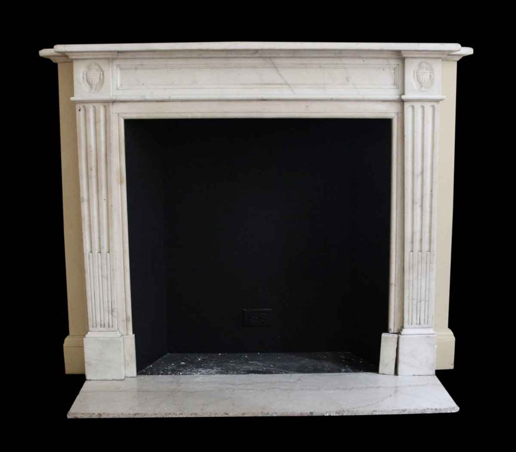 Waldorf Astoria English Regency Carrara Marble Mantel | Olde Good Things