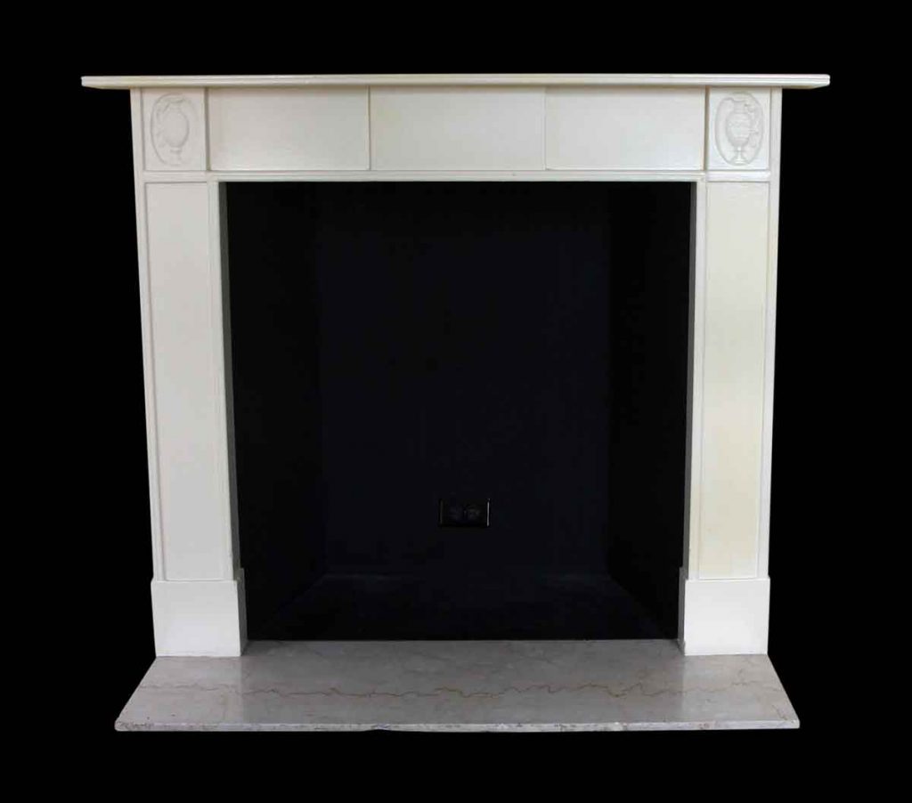 Waldorf Astoria English Regency Painted White Marble Mantel | Olde Good ...