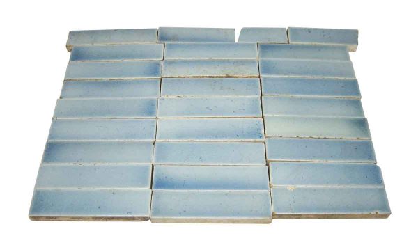 Wall Tiles - Antique 4.25 in. Blue Crackle Hearth Tiles