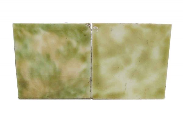 Wall Tiles - Yellow White & Green 2.125 in. Square Tiles