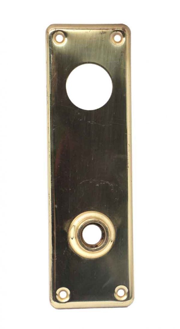 Back Plates - 7.5 in. Polished Brass Vintage Classic Door Back Plate