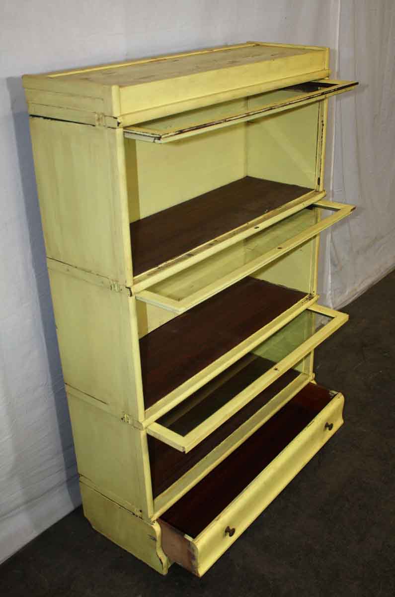 Unique Yellow Bookcase for Large Space