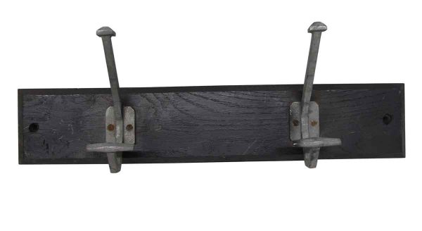 Racks - European Black Wood Plank with 2 Aluminum Hooks
