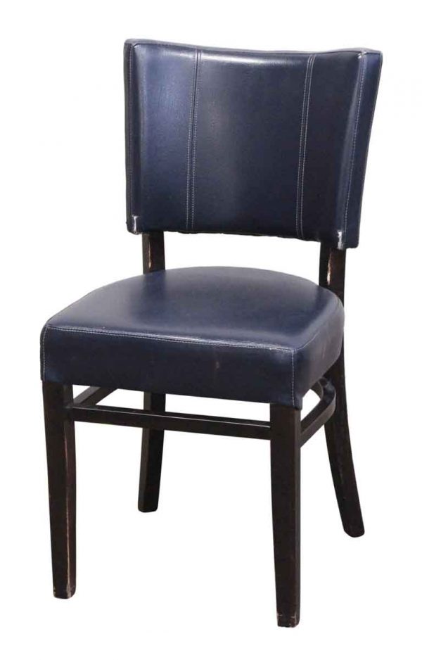 Seating - Faux Leather Blue Chair