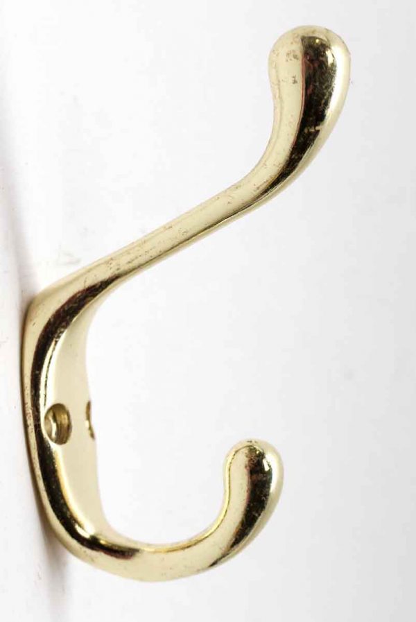 Single Hooks - Polished Brass Vintage Hook