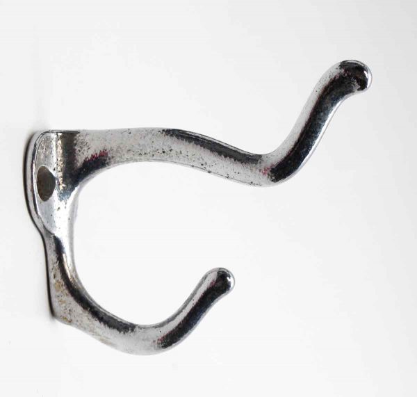 Single Hooks - Vintage Chrome Over Brass Hook