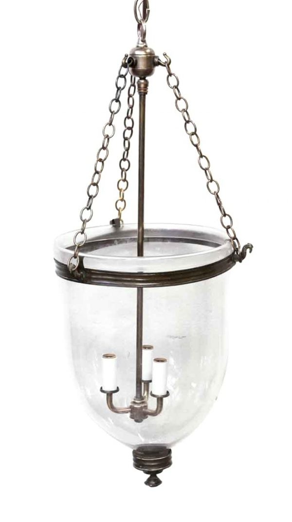 Up Lights - Clear Glass Bell Jar Light