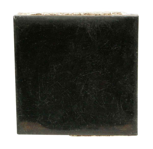 Wall Tiles - Vintage Plain Black 1950s 4.25 in. Bathroom Tile