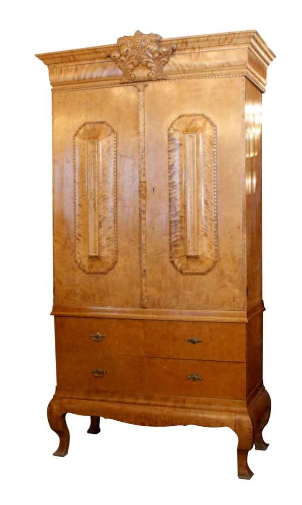 Armoires & Vitrines - Antique Bird's Eye Maple Armoire