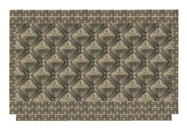 Floor Tiles - Boch Feres Matte Tan Encaustic Floor Tiles