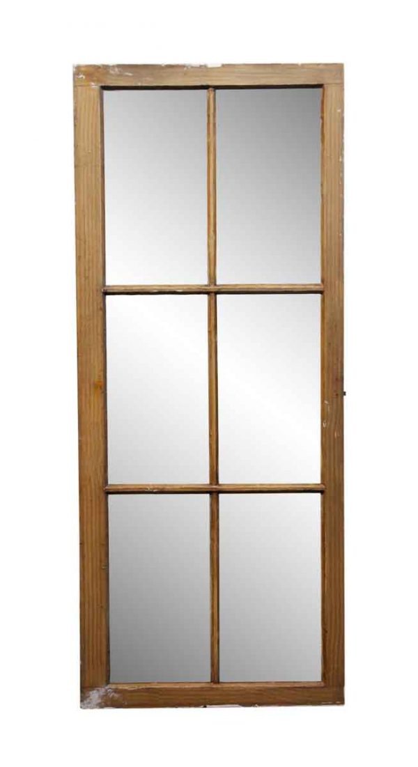 French Doors - 6 Pane Wood Frame Window