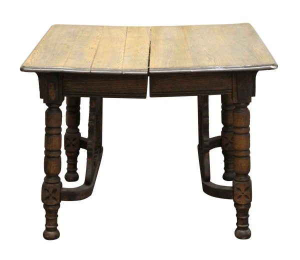 Kitchen & Dining - Table with Decorative Base Carvings