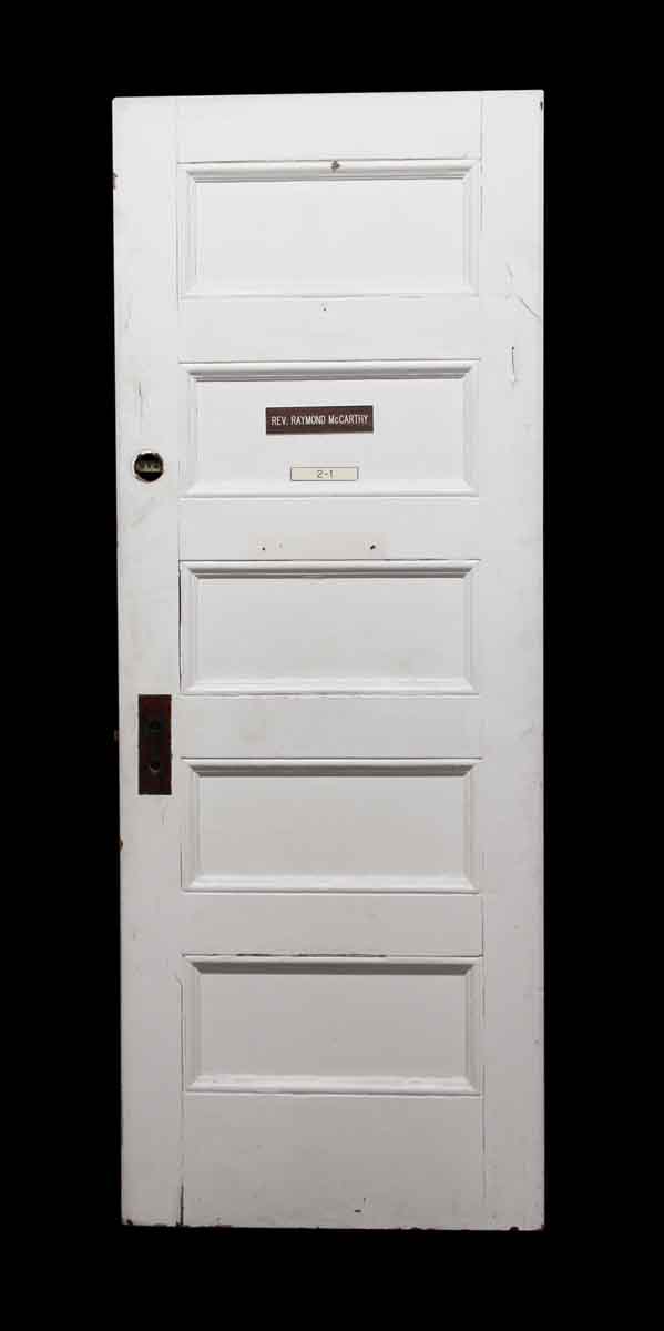 Standard Doors - 5 Panel Wooden White Door