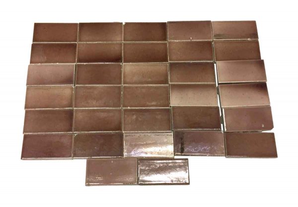 Wall Tiles - Set of Gradient Brown 4.25 in. Tiles