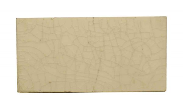 Wall Tiles - Set of Off White Crackled Tiles