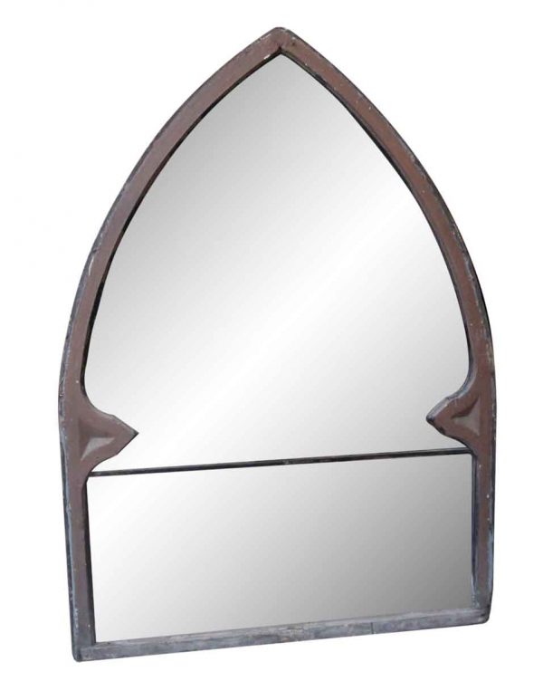 Wood Molding Mirrors - Peaked Wood Framed Window