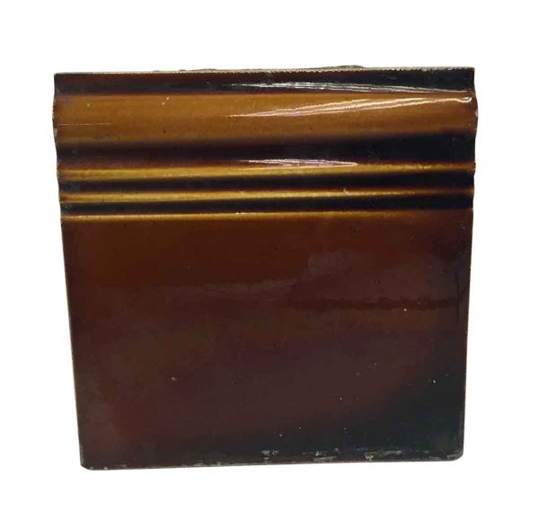 Bull Nose & Cap Tiles - Brown Baseboard Tile P261784