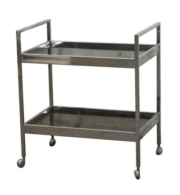 Carts - Two Shelf Bar Cart with Smoky Glass