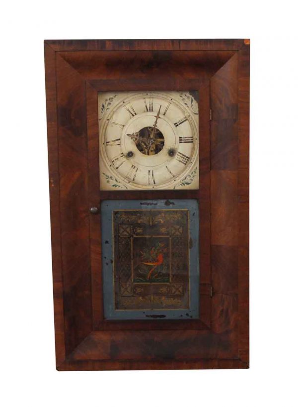 Clocks  - Vintage Seth Thomas Clock with Painted Details