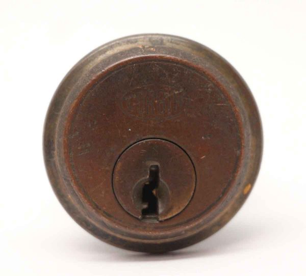 Door Locks - Bronze Front 1.5 in. Corbin Lock with Face Ring