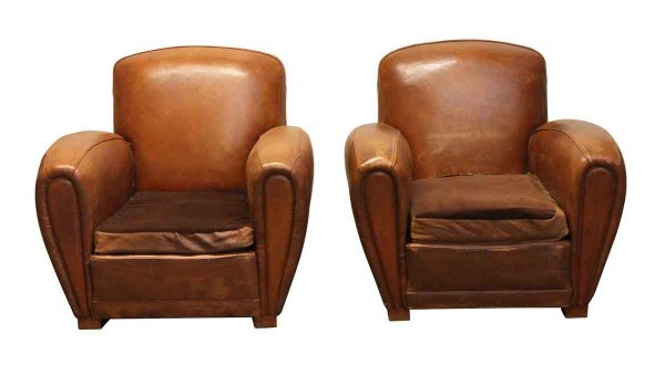 Living Room - Pair of Antique Club Chairs