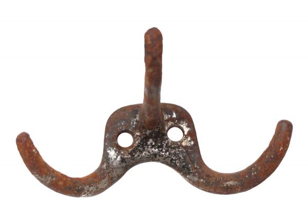 Single Hooks - 3 Arm Cast Iron Vintage Hook