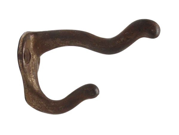 Single Hooks - Brass Plated Iron 2.625 in. Vintage Wall Hook