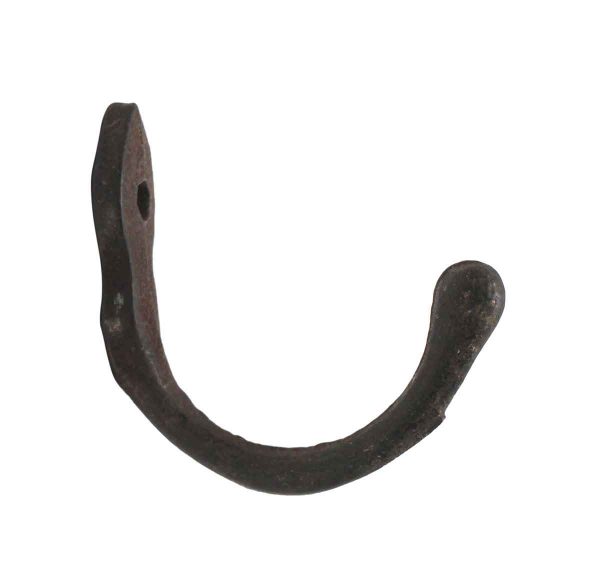 Single Hooks - Small Cast Iron Single Arm Hook