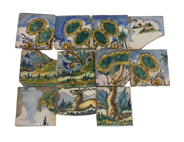 Tile Murals  - Hand Painted Forest Tile Mural