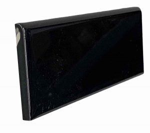 0.125 in. Thick Curved Edge Black Wall Tile | Olde Good Things