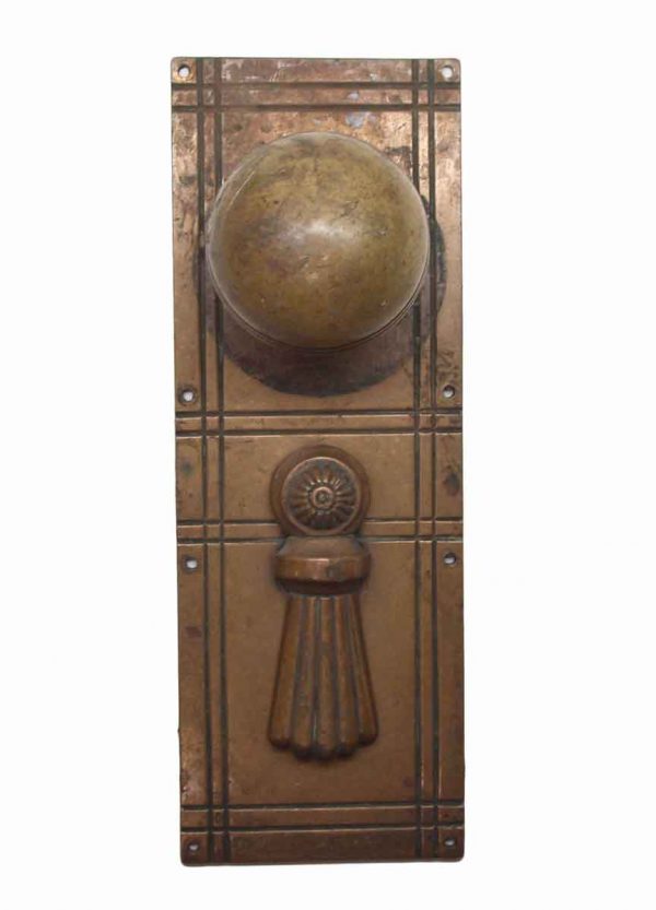 Door Knob Sets - Rare Aesthetic Bronze Door Knob with Back Plate