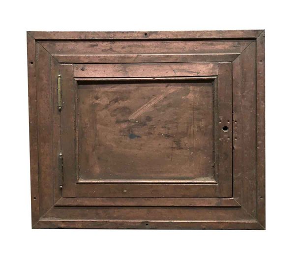 Interior Materials - Vintage Copper Door Hatch with Natural Patina