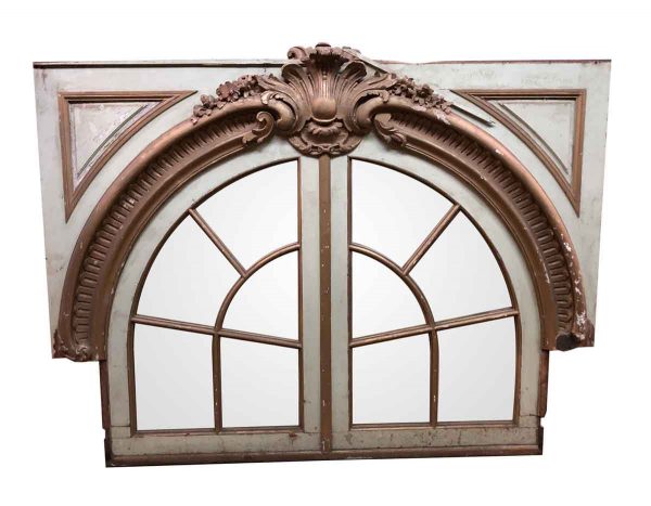 Moldings - Arched Paneled Palladian Mirror