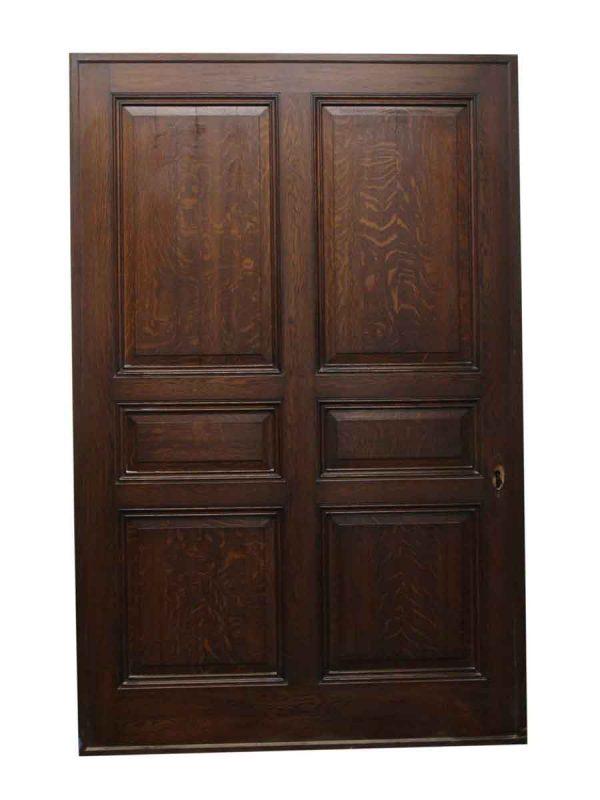 Pocket Doors - Large Quarter Sawn Oak Pocket Door from Rose Hill