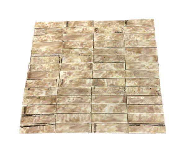 Wall Tiles - Mixed Tan & Pink 6 x 1.5 Tile Set