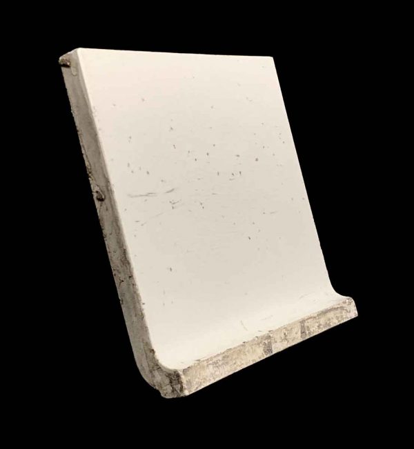 Bull Nose & Cap Tiles - 5.875 x 6 Off White Baseboard Tile