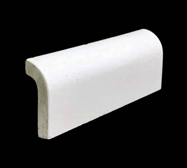Bull Nose & Cap Tiles - Off White 6 x 2 Outside Corner Cap Tile