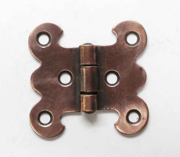 Cabinet & Furniture Hinges - Antique Brass 2.375 in. Butterfly Surface Cabinet Hinge
