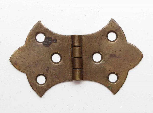 Cabinet & Furniture Hinges - Vintage Brass 3.0625 in. Butterfly Surface Cabinet Hinge