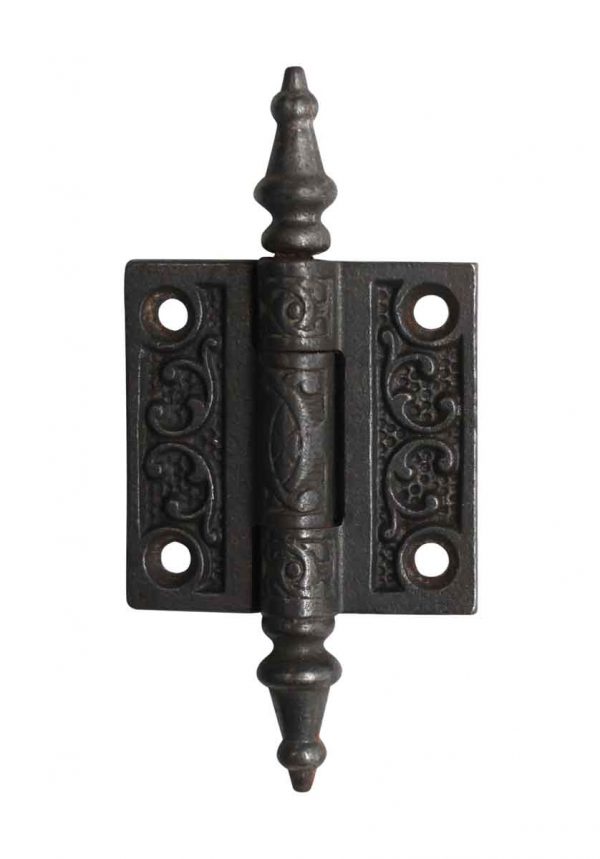 Door Hinges - 2 x 2 Victorian Cast Iron Steeple Tip Butt Door Hinge