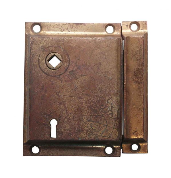 Door Locks - Sargent Brass Surface Lock with Strike Plate