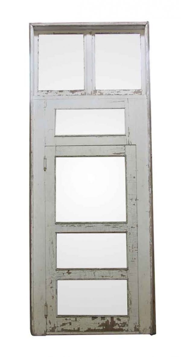 Entry Doors - Large Wood Door with Transom
